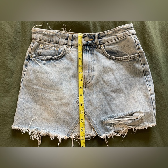 Zara Authentic Denim by TRF Ripped Skirt - Picture 4 of 4